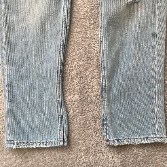 Abercombie & Fitch Jeans Women's 0 Regular Boyfriend Straight Distressed Cotton - Picture 5 of 16